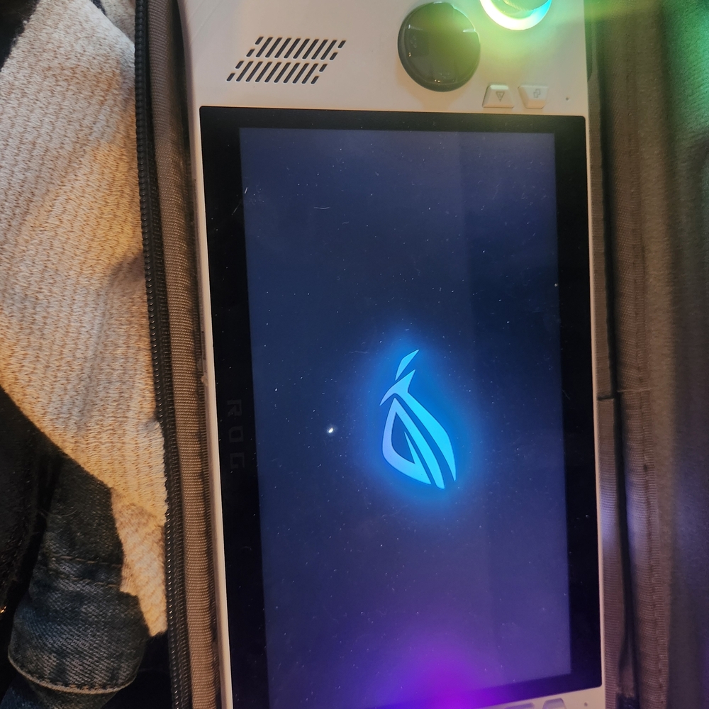 ASUS Handheld Console - White with Blue and Green Accents